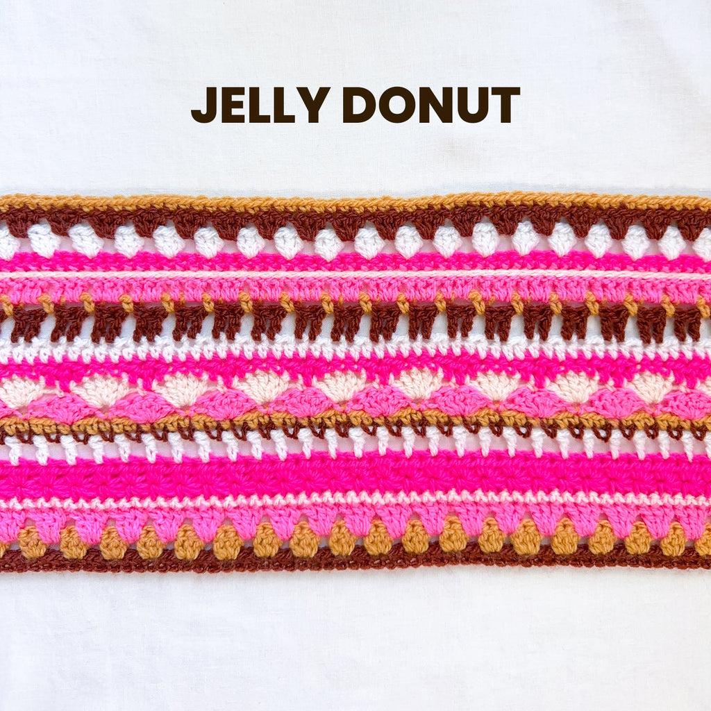 Stitch Sampler Scarf Pattern and Yarn Bundles