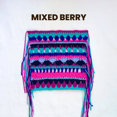 Stitch Sampler Scarf Pattern and Yarn Bundles