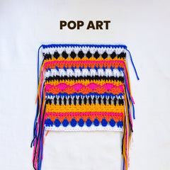 Stitch Sampler Scarf Pattern and Yarn Bundles