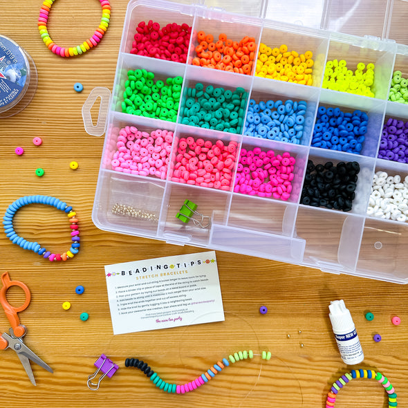 Polymer Clay Rondelle Bead Kit