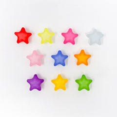 Large Frosted Star Beads