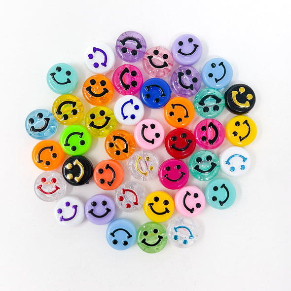 Large Smiley Face Beads