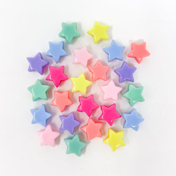 Pastel Star Beads