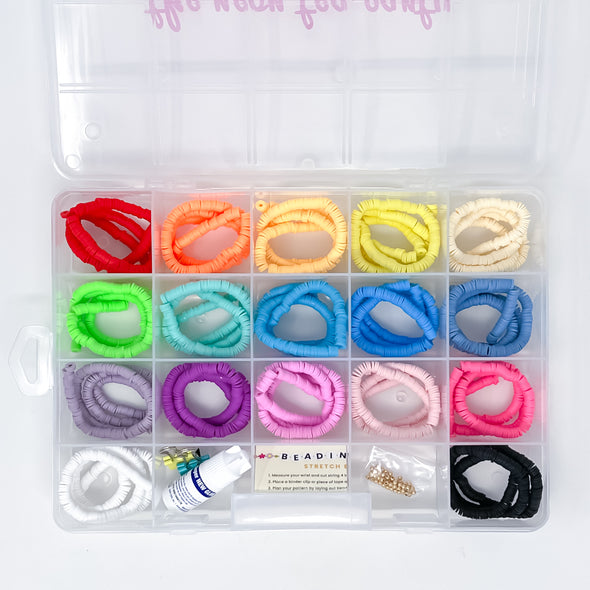 Polymer Clay Disc Bead Kit