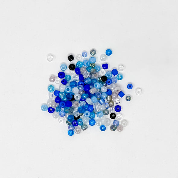 Seed Bead Mix (6/0) - Blues