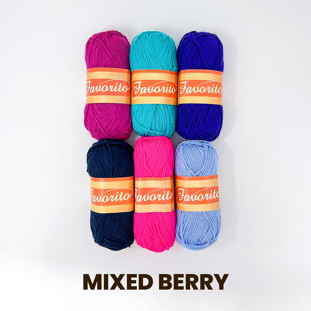 Stitch Sampler Scarf Pattern and Yarn Bundles