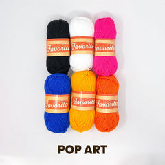 Stitch Sampler Scarf Pattern and Yarn Bundles