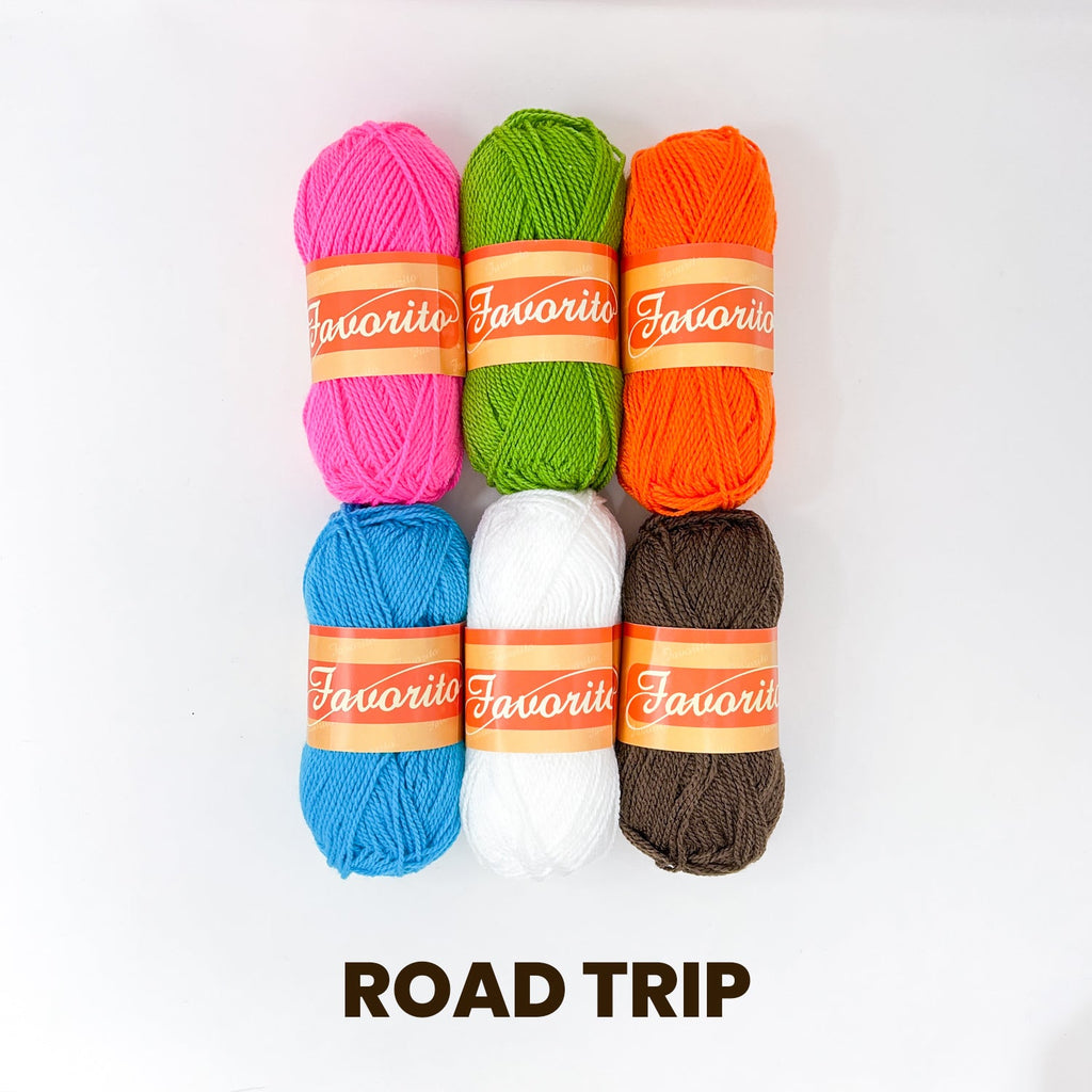 Stitch Sampler Scarf Pattern and Yarn Bundles