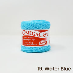 Omegacryl Yarn Omega 19. Water Blue