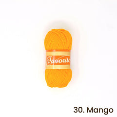 Favorito Yarn The Neon Tea Party 30. Mango 