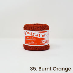 Omegacryl Yarn Omega 35. Burnt Orange