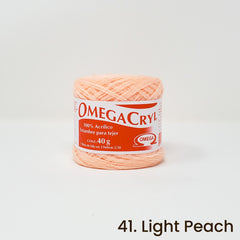 Omegacryl Yarn Omega 41. Light Peach