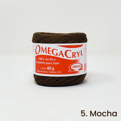 Omegacryl Yarn Omega 5. Mocha