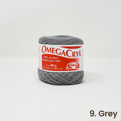 Omegacryl Yarn Omega 9. Grey