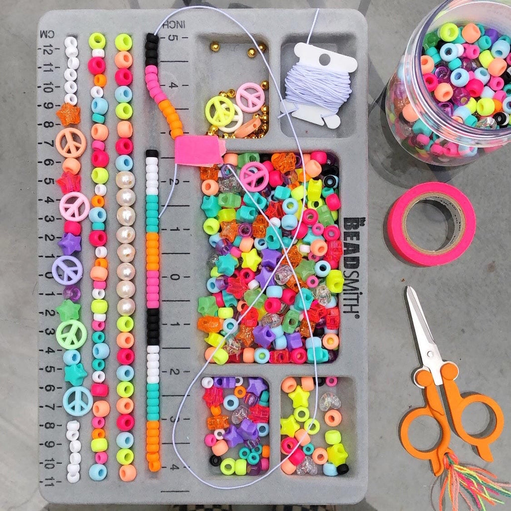Bead Board - Travel-Size w/ Lid Bead Board The Neon Tea Party