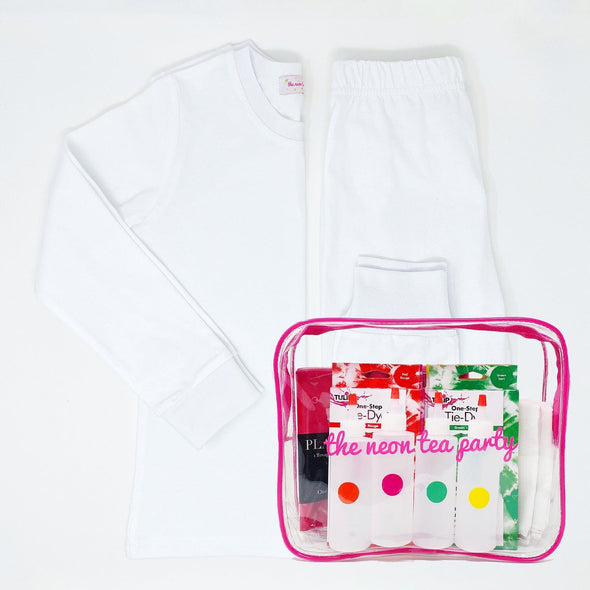 Tie Dye Pajama Bundle - Christmas The Neon Tea Party