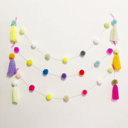 Pom Pom Tassel Garlands