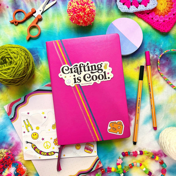 Crafting is Cool Sticker Stickers The Neon Tea Party