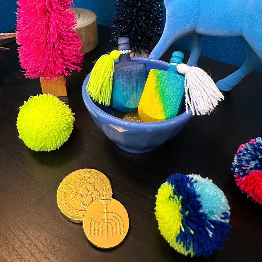 Pom Pom & Tassel DIY Kit - Hanukkah Art & Craft Kits The Neon Tea Party
