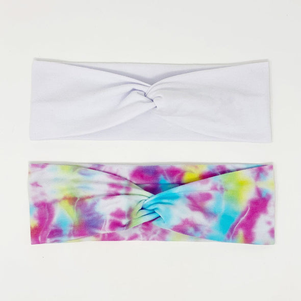 Dyeable Cotton Fabric Headband Dyeable The Neon Tea Party 