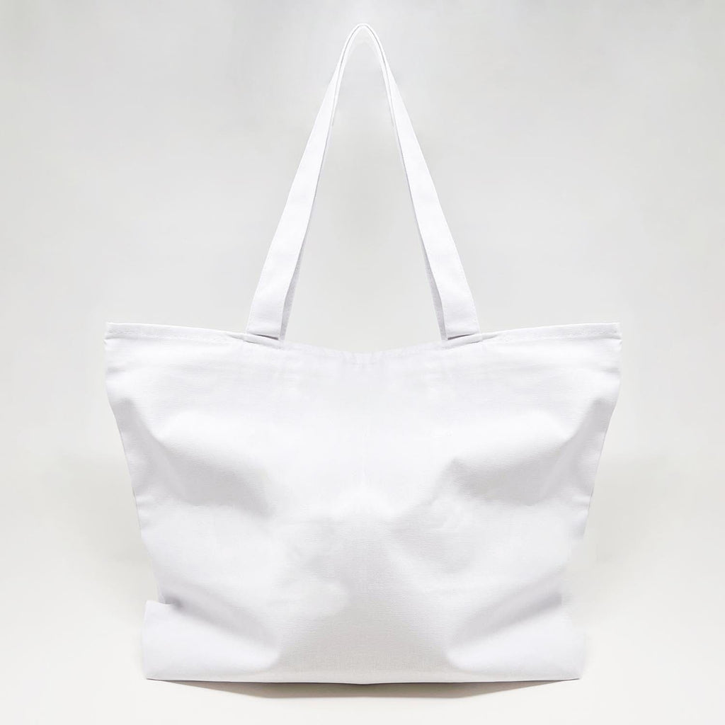 Dyeable Zippered Tote Bag Dyeable The Neon Tea Party
