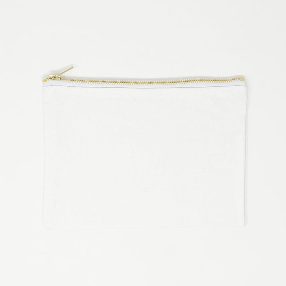 Dyeable Blank Zippered Pouch The Neon Tea Party Single Pouch