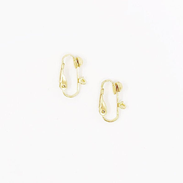 Gold-Tone Earring Clips (4 pcs) The Neon Tea Party