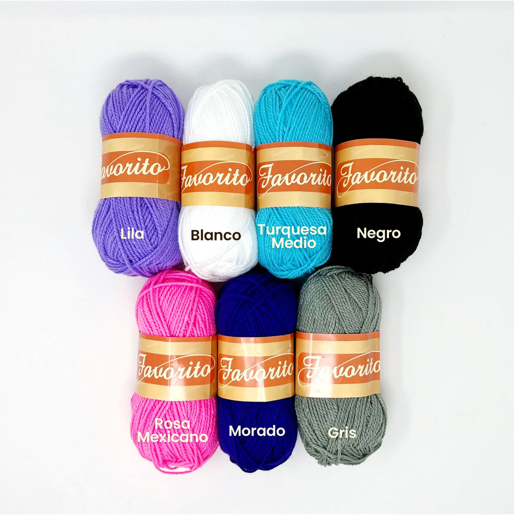 Favorito Yarn Bundle - Electric Boogie The Neon Tea Party