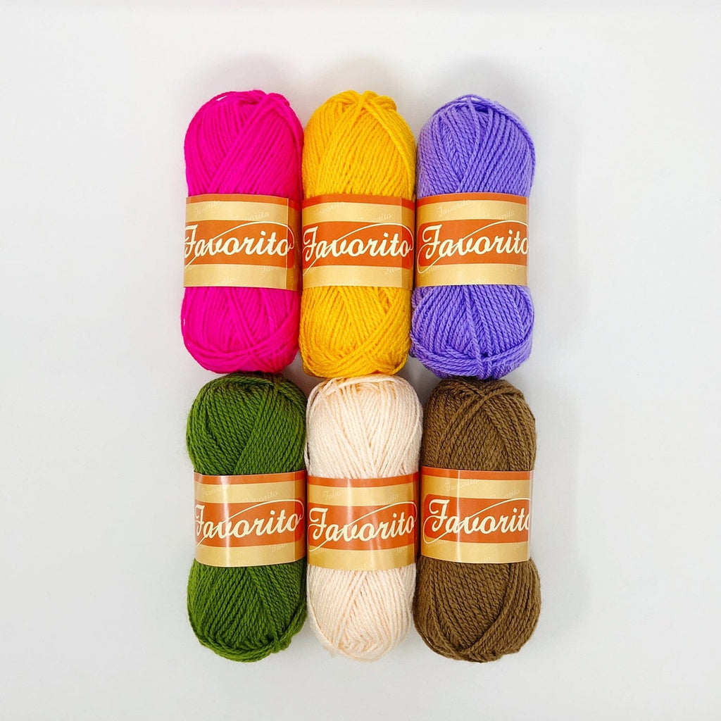 Favorito Yarn Bundle - CommuniTEA Faves The Neon Tea Party