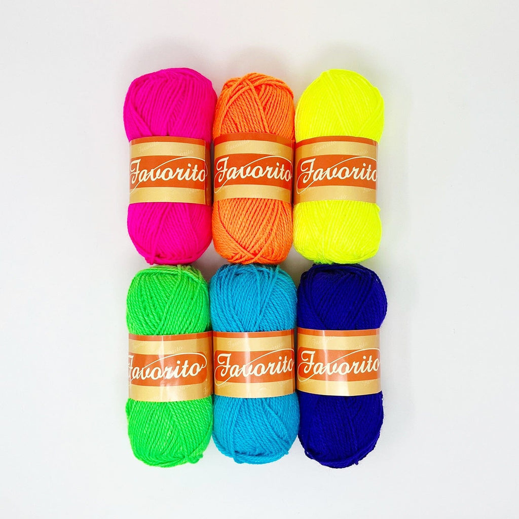 Favorito Yarn Bundle - Neon Party The Neon Tea Party