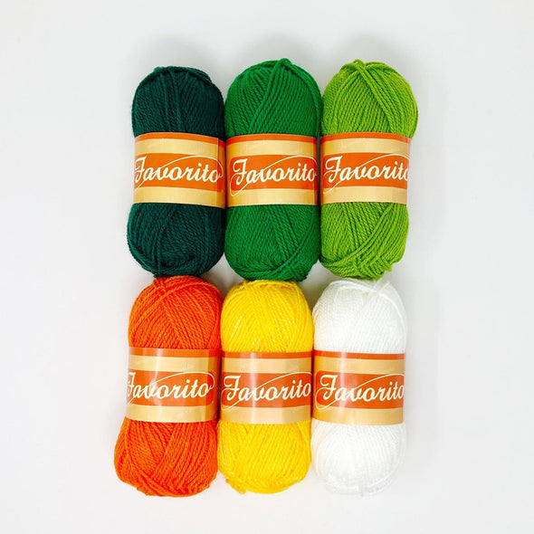 Favorito Yarn Bundle - St. Patty's The Neon Tea Party 