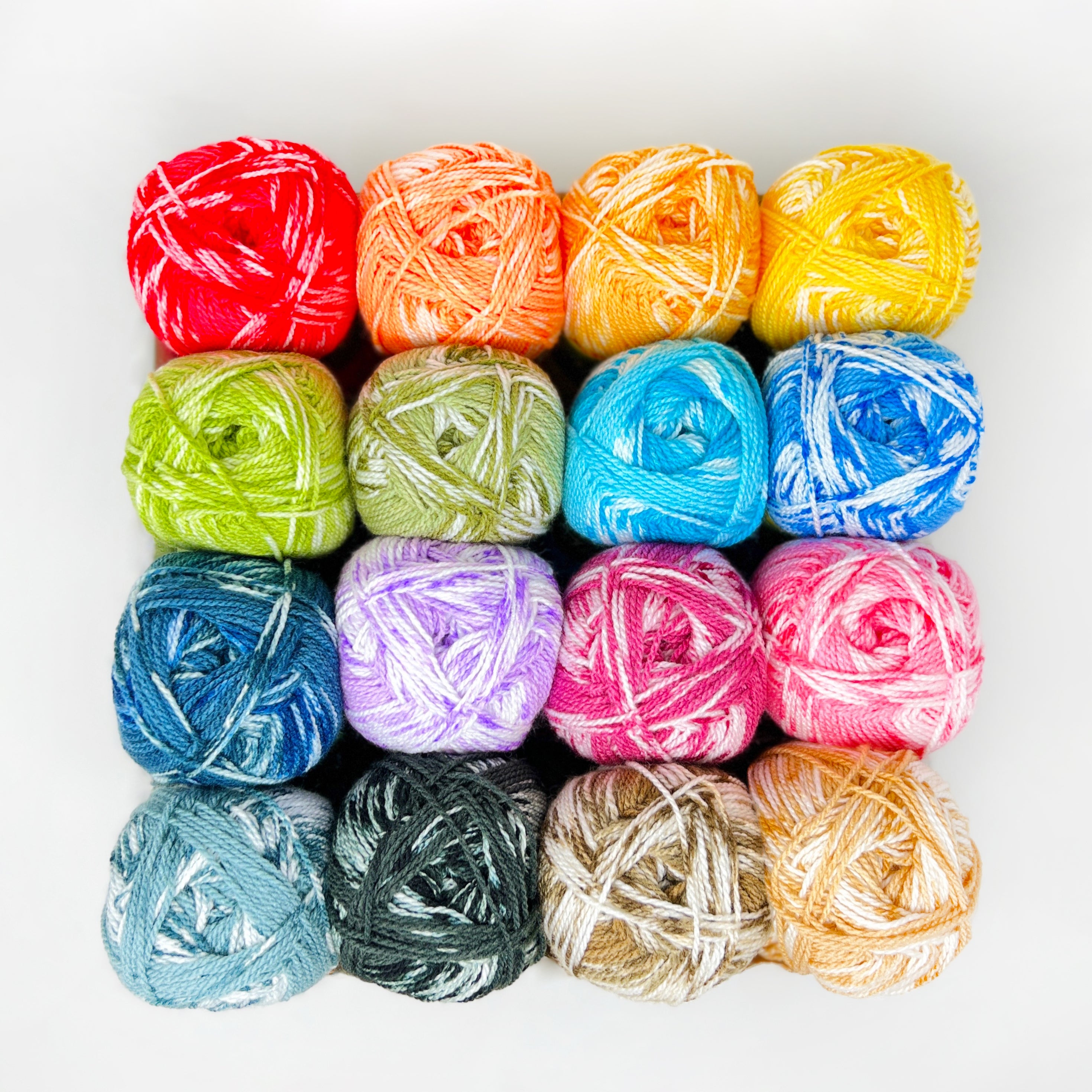 100 Boules de coton de couleurs (60gr) Matériaux Anthouse