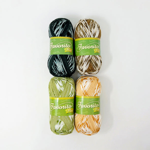 Favorito Plus Yarn Bundle - Camo