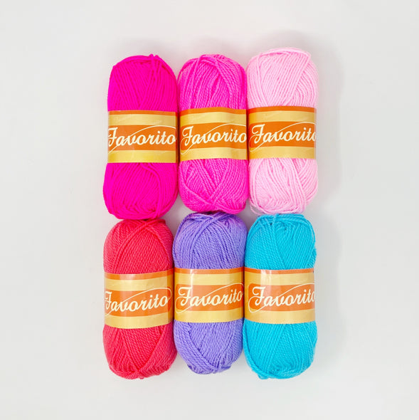 Favorito Yarn Bundle - Candy Hearts