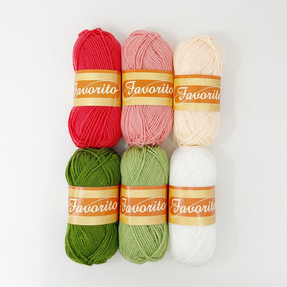 Favorito Yarn Bundle - Cozy Christmas Yarn The Neon Tea Party