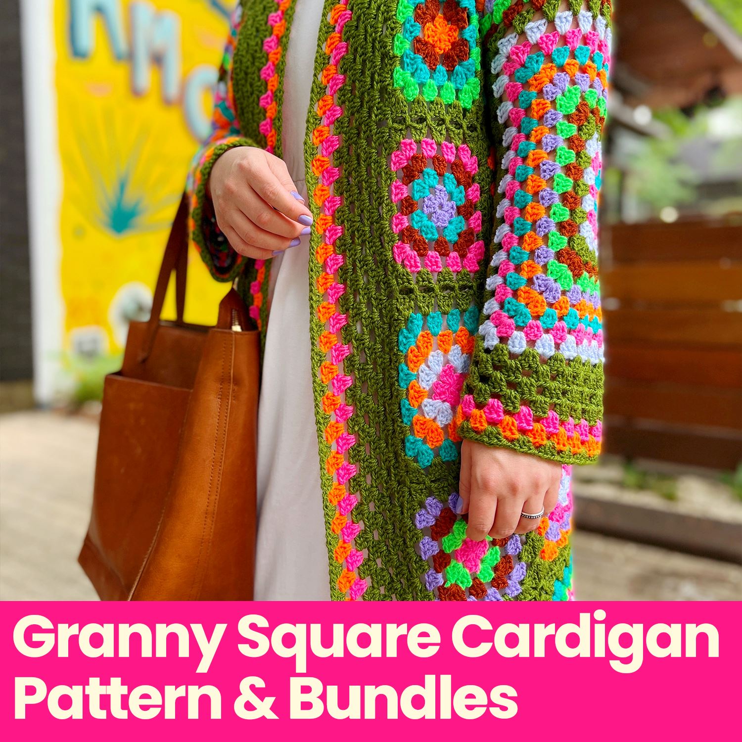 Free Granny Hexagon Cardigan Crochet Pattern - Sarah Maker