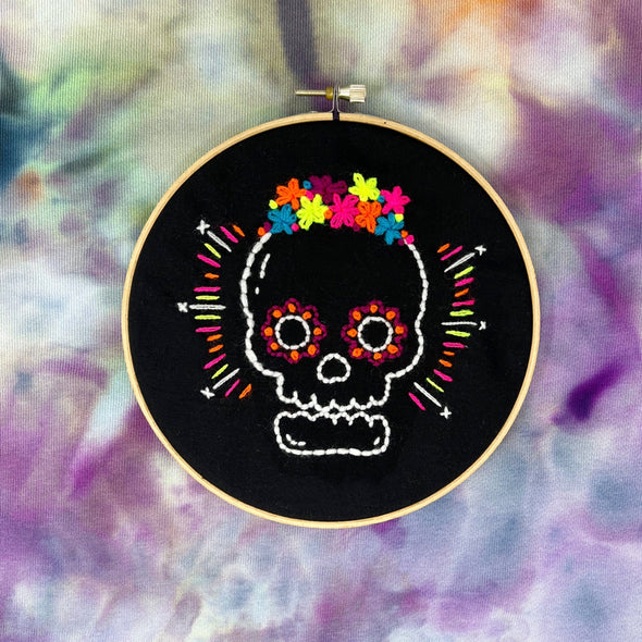 Halloween Embroidery Template The Neon Tea Party