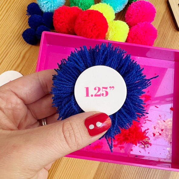 Pom Pom Trim Guide Set The Neon Tea Party