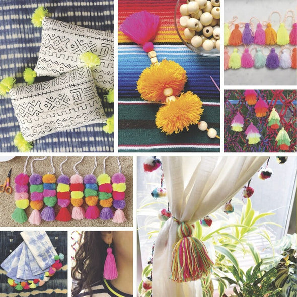 How to Make Pom Poms & Tassels Booklet The Neon Tea Party 