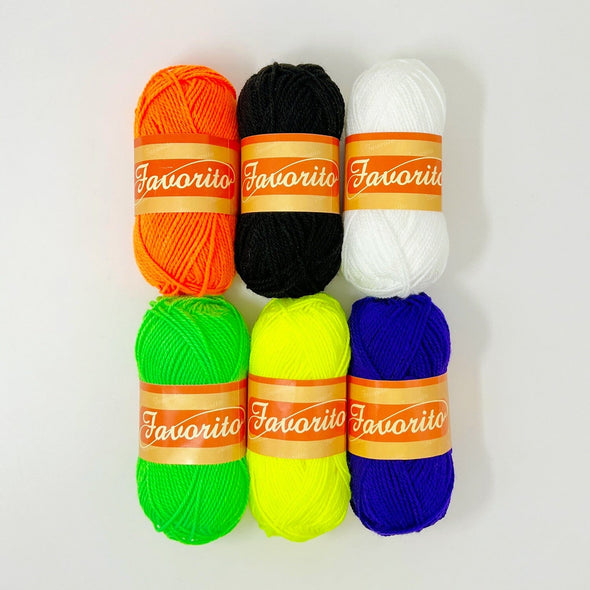 Favorito Yarn Bundle - Monster Mash The Neon Tea Party