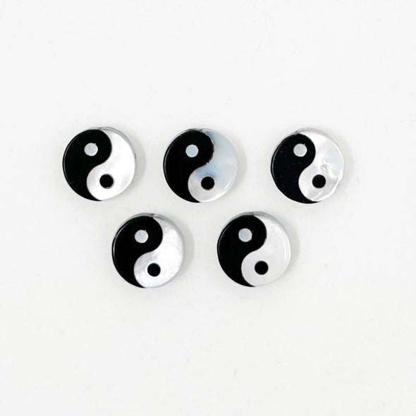 Mother-of-Pearl Yin-Yang Beads Beads The Neon Tea Party