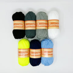 Favorito Yarn Bundle - Neon Neutrals The Neon Tea Party