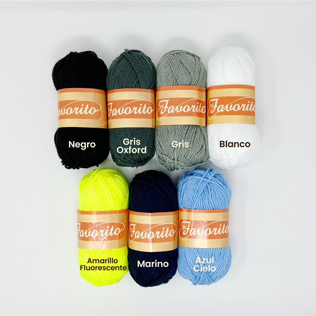 Favorito Yarn Bundle - Neon Neutrals The Neon Tea Party