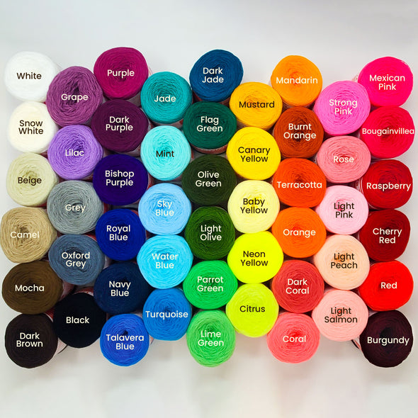 Omegacryl Yarn - The Whole Rainbow! (50 Skeins) Omega