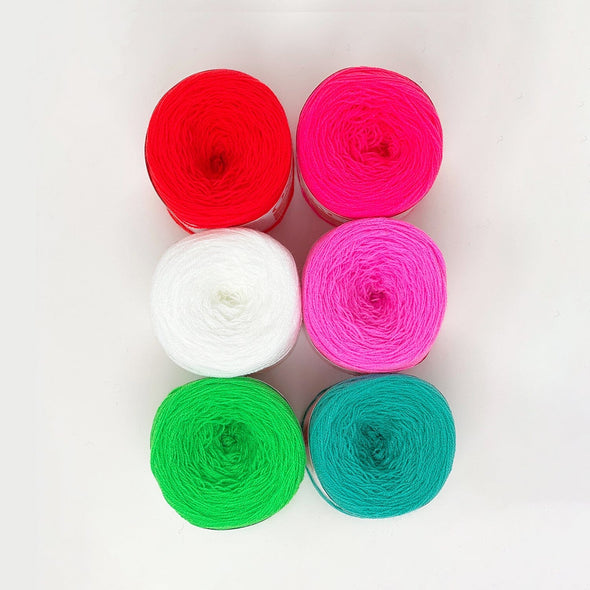 Omegacryl Yarn Bundle - Neon Christmas Yarn Omega