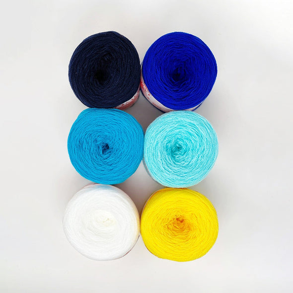 Omegacryl Yarn Bundle - Classic Hanukkah Yarn Omega