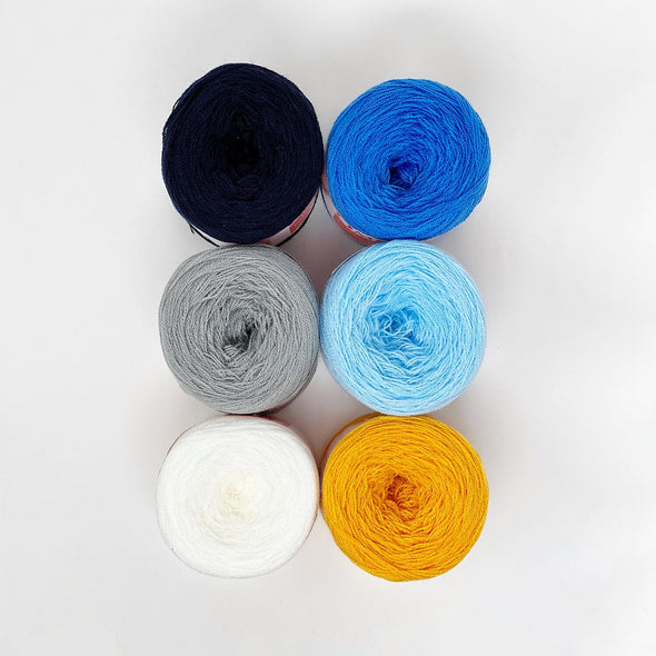 Omegacryl Yarn Bundle - Cozy Hanukkah Yarn Omega
