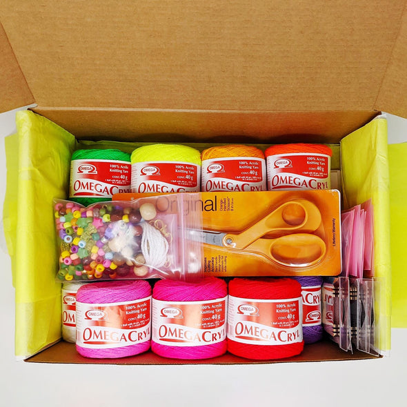 The Neon Tea PARTY Box - Pom Poms & Tassels Party Box The Neon Tea Party