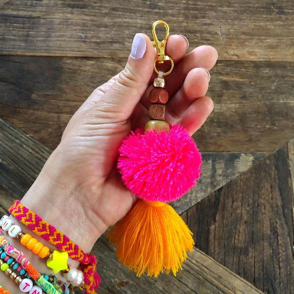 Keychain Clip, Gold (Set of 5) The Neon Tea Party