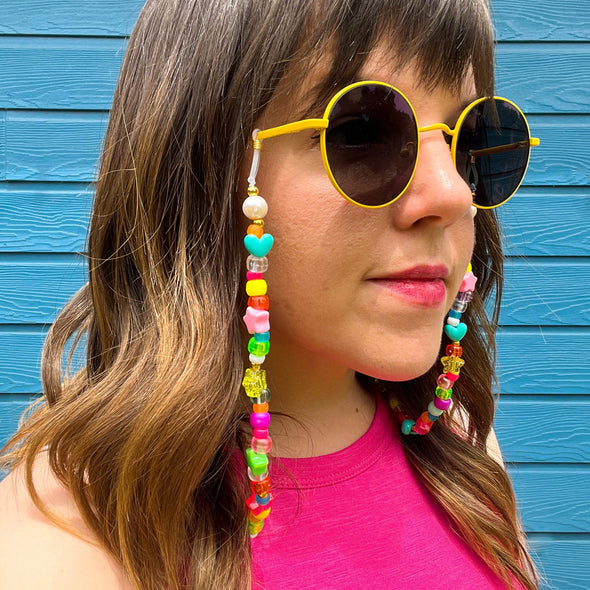 Sunglasses Connectors (2 pcs) The Neon Tea Party